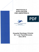 Protocolo Evaluacion Pre Anestesica