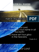 Psalm 8: Sing When You See God