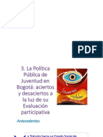 Evaluacion Participativa de La PPJ en Bogota Que y Como