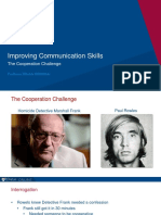Improving Communication Skills: The Cooperation Challenge