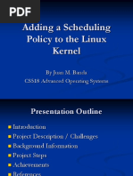 Adding A Scheduling Policy To The Linux Kernel