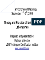 III Brazilian Congress of Metrology September 1 - 5, 2003