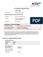 Porso Brite: Safety Data Sheet