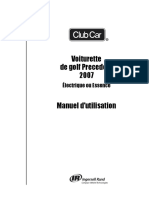 2007 Club Car Precedent Owner FR(EUR)