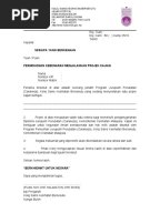 Format Surat Rasmi Kurangkan Kadar Saman