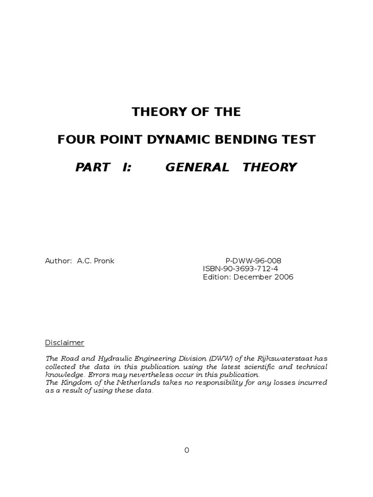 Four Point Bending Test Theory | PDF | Bending | Beam (Structure)