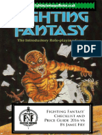 Fighting Fantasy Collector Checklist and Price Guide 2016 PDF