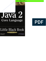 Paraglyph Press Java 2 Core Language Little Black Book Aug 2002 ISBN 1932111662