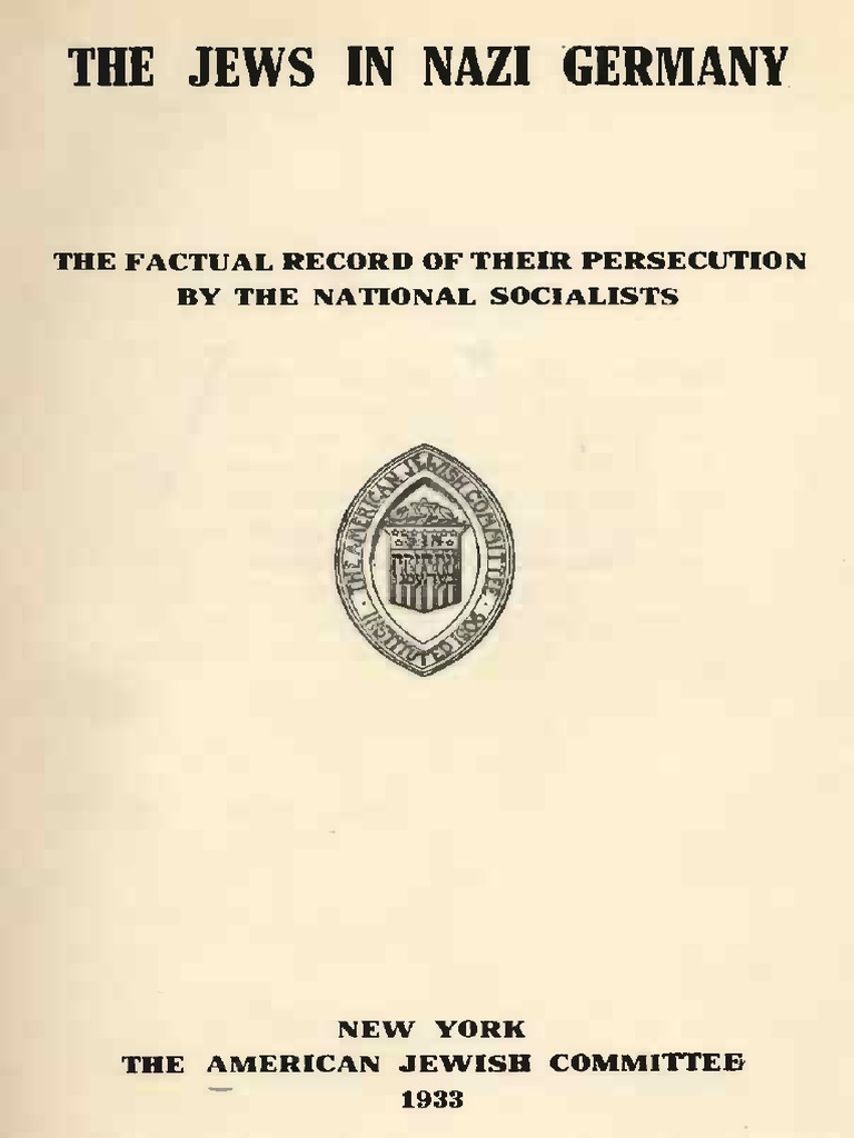 Persecution of Jews in Nazi Germany | PDF | Nazi Germany | Lawyer