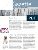 Rose Pest Solutions Winter 2018 Pest Gazette