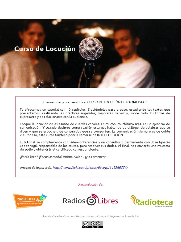 Curso de Locucion Radialistas | PDF | Lengua española | Radio