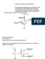 El Transistor Como Amplificador