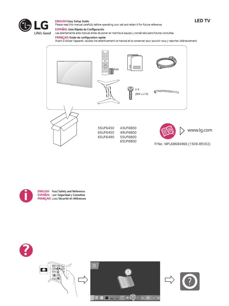 LG LED TV Manual PDF Ac Power Plugs And Sockets
