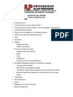 Estructura Del Informe 2017-II B