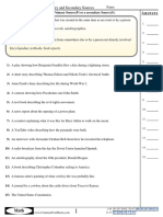 4th Quarter Primary Source Secondary Source Quiz