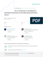 Pharmacogenetics of Response to Neoadjuvant Paclit