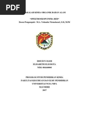 daftar makalah spektroskopi infra merah ebook