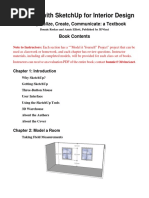 Modeling With Sketchup For Interior Design: Conceptualize, Create, Communicate: A Textbook