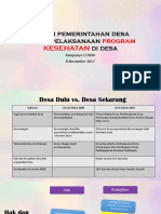 Peran Pemdes Dalam Pelaksanaan Program Posbindu Di Desa