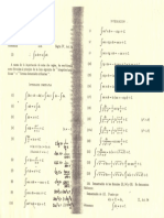 Tabla de Integrales