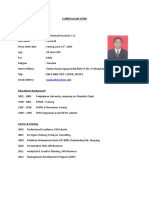 Personal Information: Curriculum Vitae