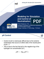 Modeling For Simulation and Control of Acid-Base Neutralization Systems