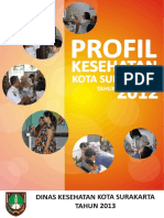 Profil Kesehatan Kota Surakarta Tahun 2012