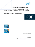 Technical Product Specification Intel Server Board S2600CP Family