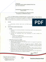 MOI 002-15 (Procedure and Guidelines For Monitoring The Compliance of PDOS Providers)