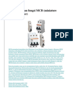 MCB Miniature Circuit Breaker Fungsi dan Manfaat Pengaman Listrik