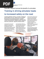 Download Training in Driving Simulator Leads to Increased Safety on Road by Mike Spooner SN370314964 doc pdf