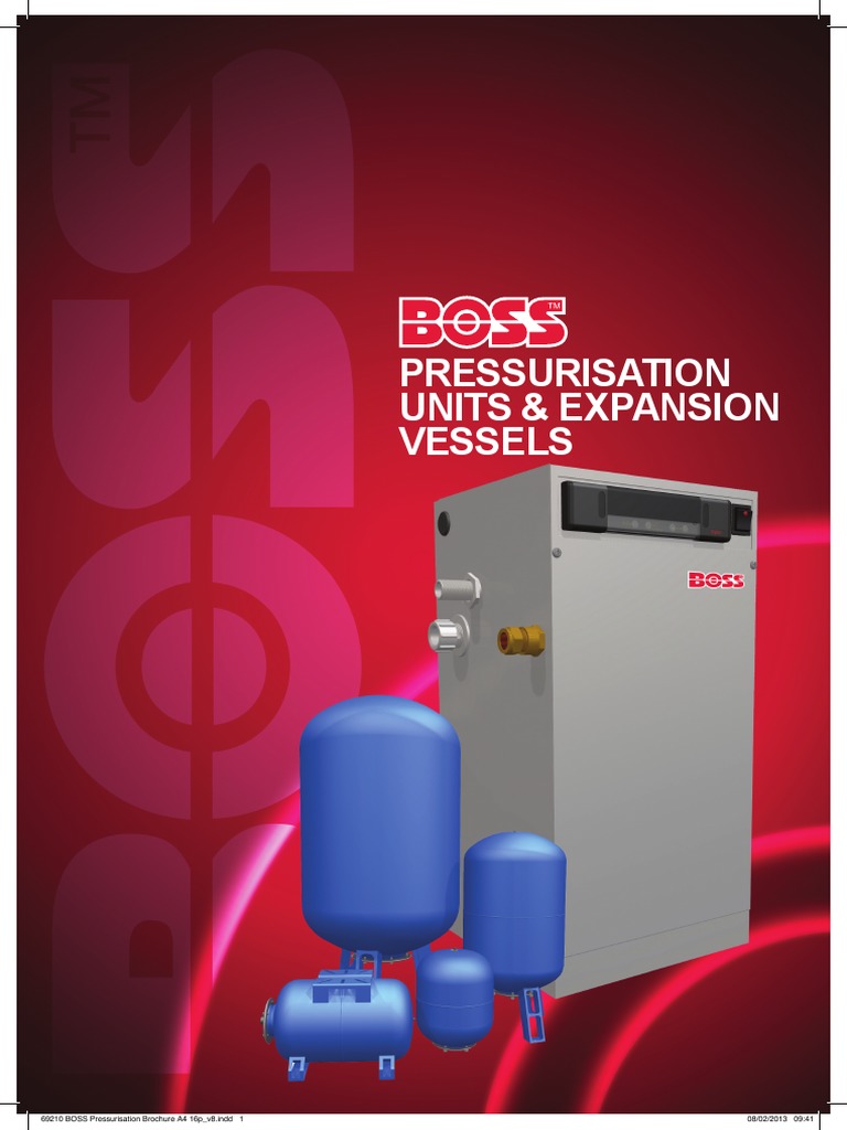 BOSS Pressurisation Units Overview | PDF | Switch | Water Heating