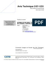 Facades Verrieres - Avis Technique - Structura Duo - 2 07 1231 PDF