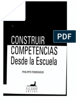 Construir Competencias Desde La Escuela Perrenoud PDF