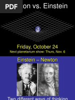 Einstein and Newton View On Gravitation