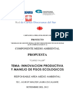 Propuesta de Capacitacion INNOVACION PODUCTIVA