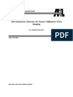 Microbolometer Detectors For Passive Millimeter-Wave Imaging