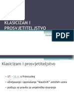 Klasicizam I Prosvjetiteljstvo2