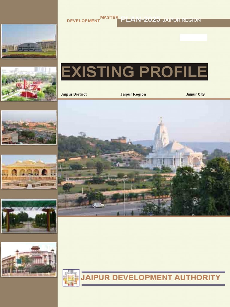 Jaipur Development Plan Existing Profile Jaipur Region Vol 1