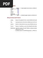 Vendor Rating - Example