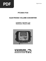 PTZ-BOX FCD - IOM - Oct 2009 PDF