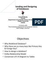 Understanding and Designing of Databases