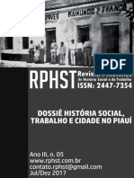 Revista Piauiense de História Social e Do Trabalho, Ano III, N. 05