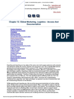 Chapter 12 - Global Marketing, Logistics - Access and Documentation PDF