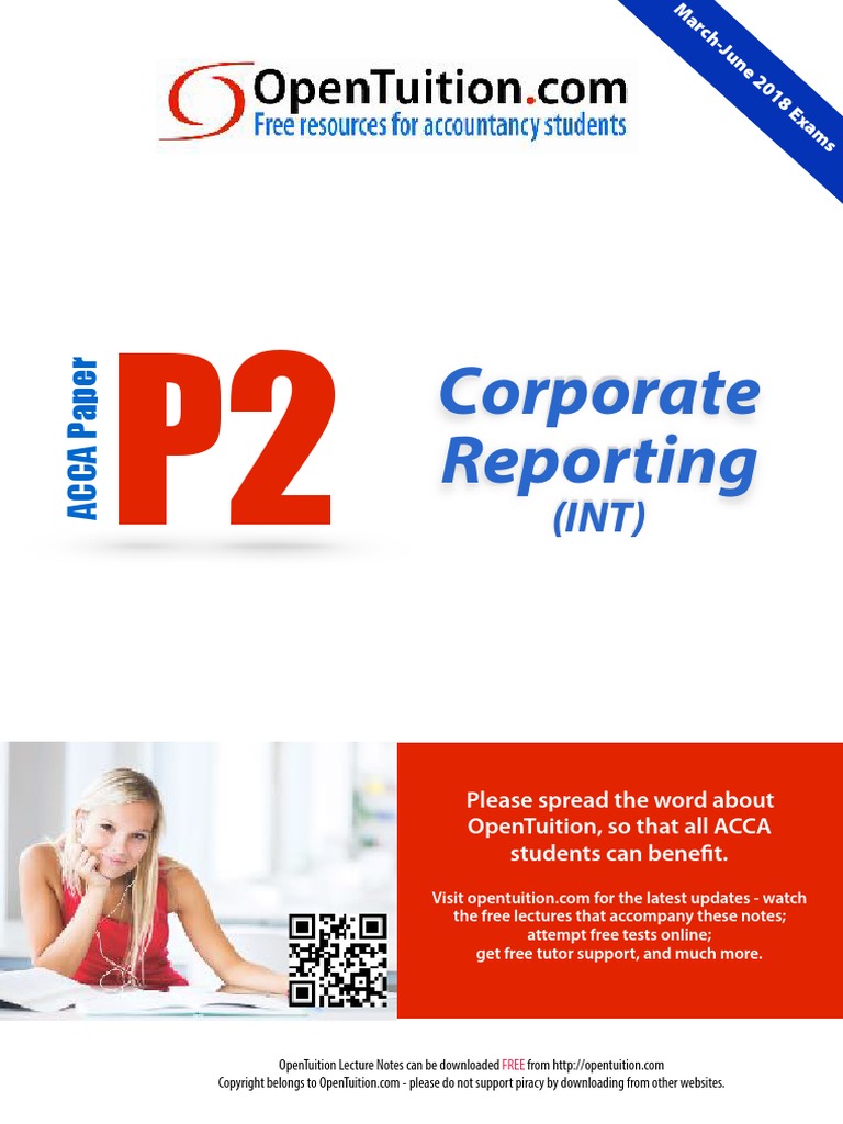 Acca p2 j18 Notes | PDF | International Financial Reporting Standards ...