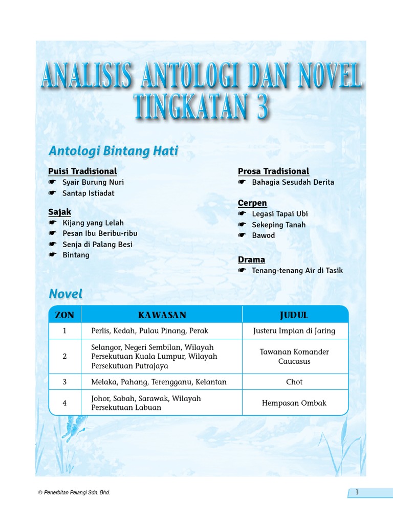 Bintang Hati Tingkatan 3 Pdf