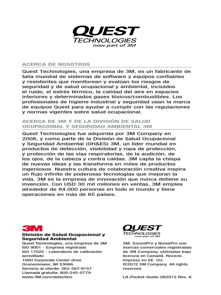 Quest Pocket Guide - SPC - LR PDF | PDF | Temperatura | Aluminio