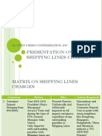 Matrix On Shipping Lines Charges