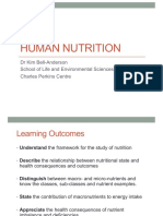 Human Nutrition: DR Kim Bell-Anderson School of Life and Environmental Sciences, Charles Perkins Centre
