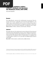 Alexandre Barbalho - Politica Cultural e Distinçao Do Governo Das Mudanças
